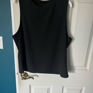 Black Sleeveless Women's Top